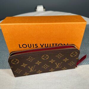 Louis Vuitton Clemence Monogram Wallet Fuchsia Interior – Excellent Condition